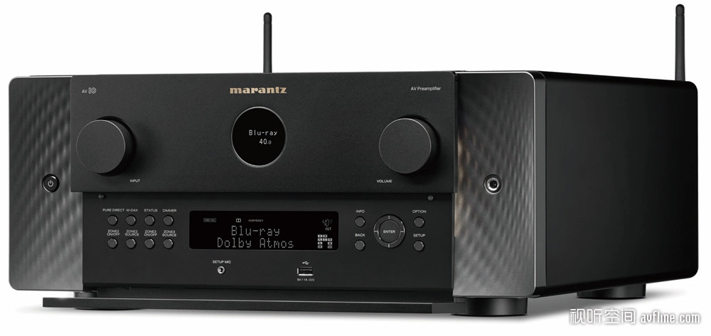 奢华的造型 优越的性能 出众的音质:Marantz 马兰士旗舰AV 10、AMP 10 多声道前后级_视听前线