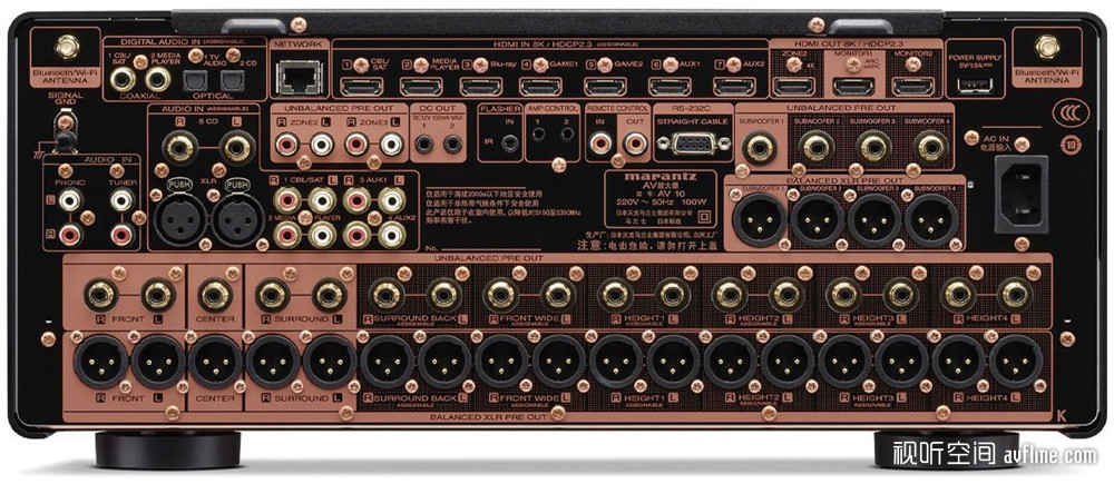奢华的造型 优越的性能 出众的音质:Marantz 马兰士旗舰AV 10、AMP 10 多声道前后级_视听前线